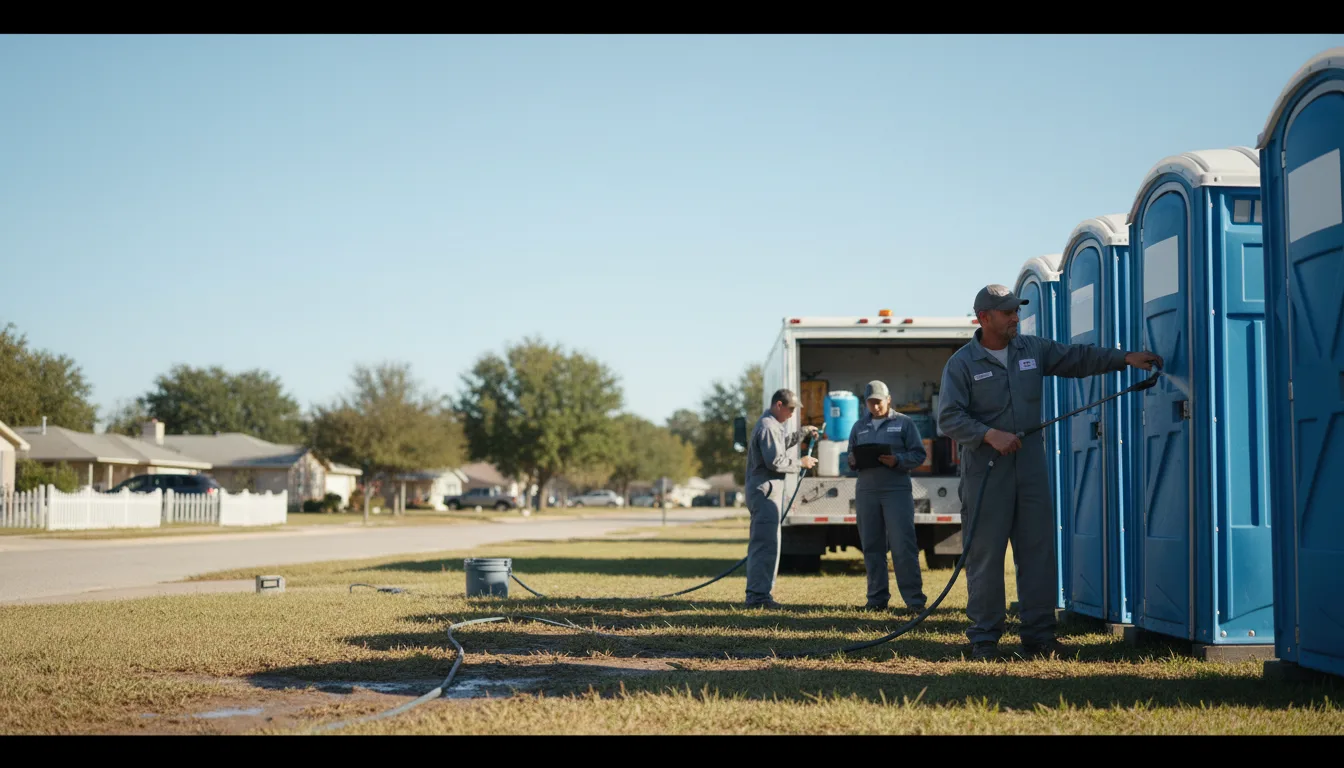 Long-Term Portable Toilet Rental in Cyril, OK near me